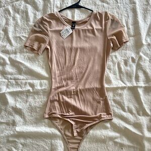 Windsor Nude Short Sleeve Bodysuit